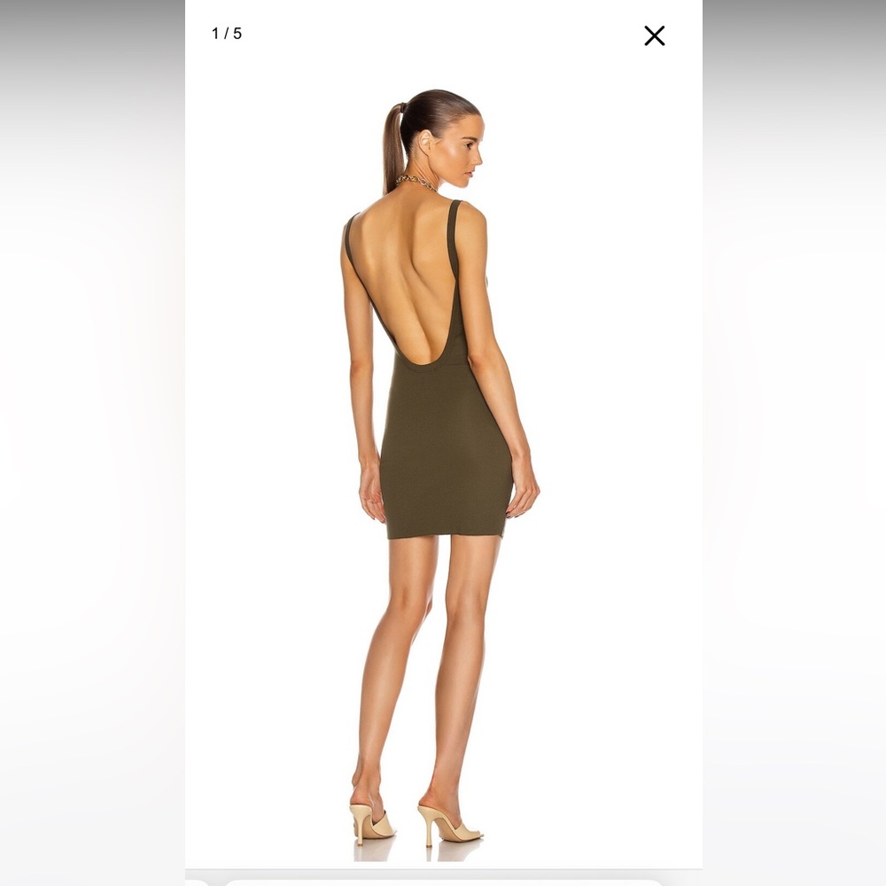 Cotton Citizen Olive Backless Dress
